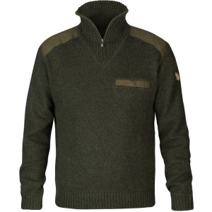 Fjällräven Koster Sweater Troyer Strickpullover Dark grey XL