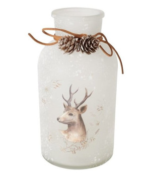 LivingActive Maria Vase 20 cm Braun