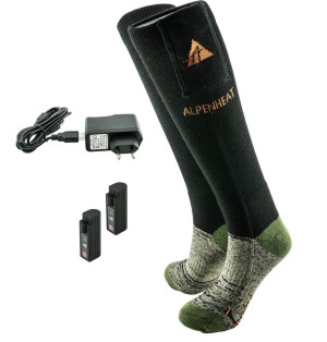 Alpenheat AJ27 Heizsocken Komplettset; Größe: XL