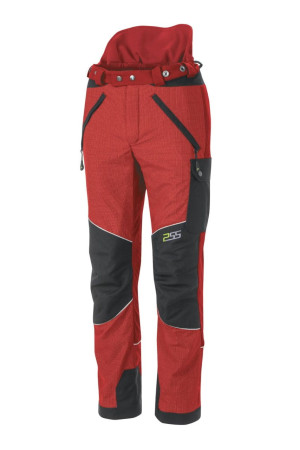 PSS X-Treme Vectran Schnittschutzhose; Größe: 94; Farbe: Rot/Schwarz