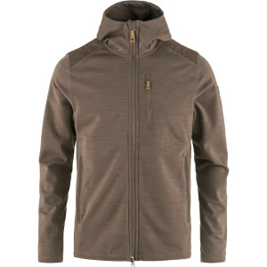 Fjällräven Keb Fleece Hoodie M Suede Brown M