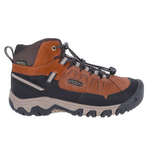 KEEN Targhee IV Mid Waterproof Wanderstiefel Kinder Bison/Brindle 31