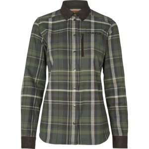 Härkila Pajala Bluse Olive check XL