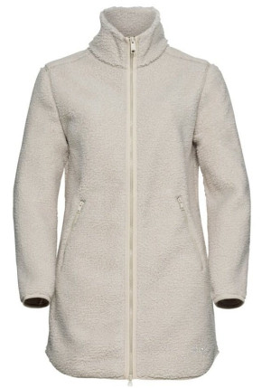 Jack Wolfskin High Curl Fleecemantel Damen Pale Sand S