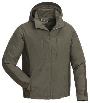 Pinewood Tiveden TC Stretch Jacke mit Kapuze Dunkeloliv/Wildlederbraun XXL