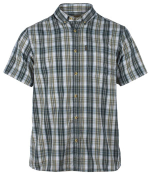 Pinewood Summer Shirt Kurzarmhemd Red/Grey XL