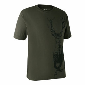 Deerhunter Hirsch T-Shirt Bark green 3XL