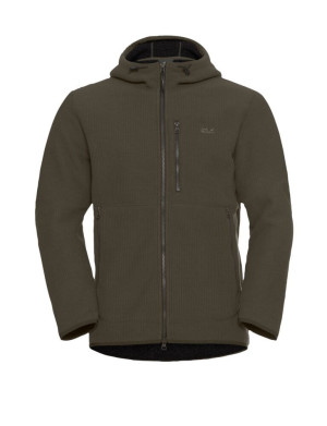 Jack Wolfskin Lake Ridge Hooded Fleecejacke Obsidian moss XL