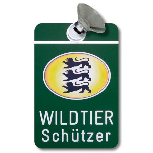 Autoschild Wildtierschützer Baden-Württemberg