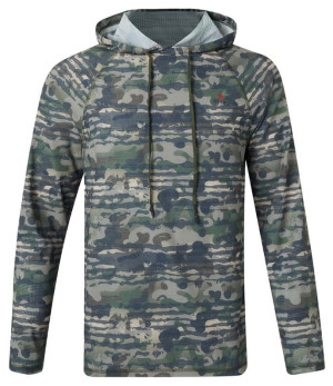 Pinewood Air Vent Hoodie green camou Green Camou XXL