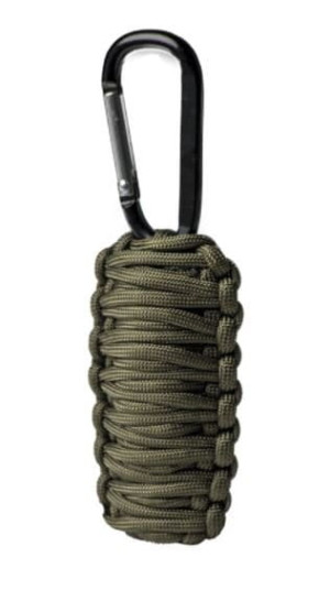 MIL-TEC Paracord Survival Kit Schwarz L
