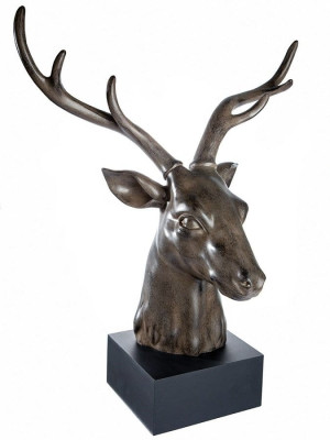 Gilde Skulptur Hirschkopf