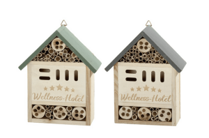 Gilde Holz Insektenhotel Gr&uuml;n