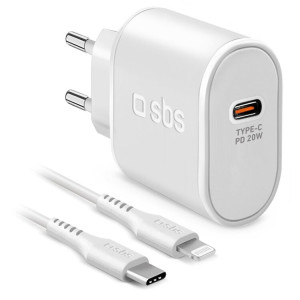 CARREGADOR TELEMÓVEL SBS TETRKITPD20LIGW