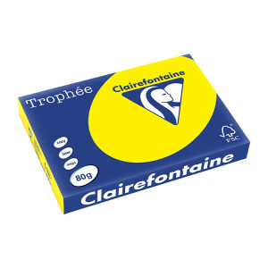 DIVERSOS PAPEL IMPRESSORA CLAIREFONT 80GR AMARELO