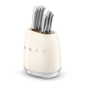 BLOCO DE FACAS SMEG CREME KBSF02CR