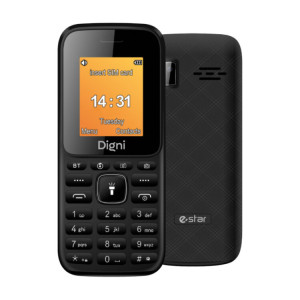 TELEMÓVEL E-STAR DIGNI MINI DS PRETO