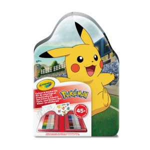 BRINQUEDO CRAYOLA MALA CREATE POKEMON