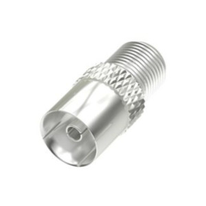ADAPTADOR HAMA F.SOCK-COAX-SOCK