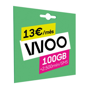 PACK CARTÃO WOO 13EUR 100GB