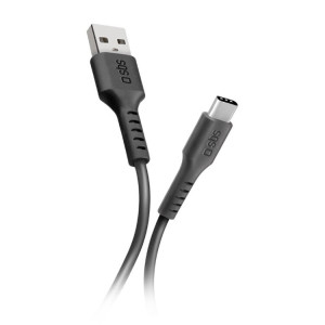 CABO TELEMÓVEL SBS USB-A/C 1M BK