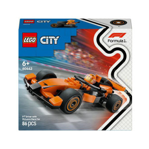 Lego PILOTO F1 CARRO 60442