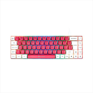 TECLADO GAMING GAMIAC RGB69G KAI-RD WH
