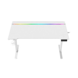 MESA GAMING ALPHA GAMER ZORYA RGB BRANCO