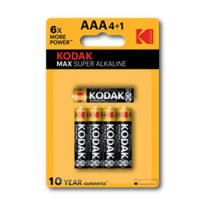 PILHA KODAK AAA XTRALIFE (4+1)