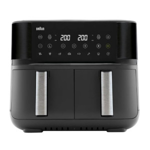 FRITADEIRA SEM OLEO AIR FRYER BRAUN TWIN COOK 3 TD3030IBK 8 L