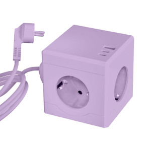 EXTENSÃO MARSHMALLOW CUBO C/CABO LILAS