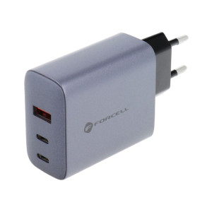 CARREGADOR FORCELL 65W GAN 3PORT QC