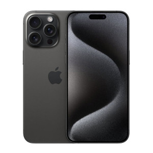 Apple IPHONE 15 PRO 128GB TITÂNIO PRETO RECONDICIONADO RESET B - MARCAS MÍNIMAS