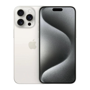 Apple IPHONE 15 PRO MAX 256GB TITÂNIO BRANCO RECONDICIONADO RESET A - COMO NOVO