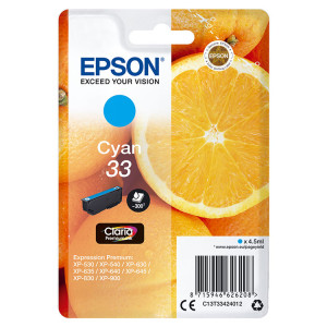 TINTEIRO EPSON 33 CYAN C13T33424012