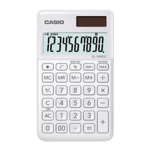 CALCULADORA BOLSO CASIO SL-1000SC BRANCA