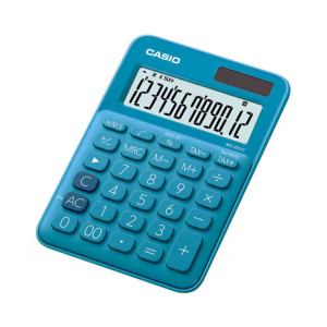 CALCULADORA SEC CASIO MS-20UC AZUL