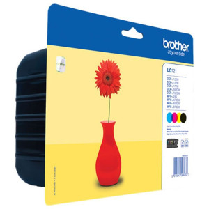 TINTEIRO BROTHER LC121VALBP MULTIPACK