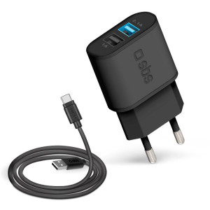 CARREGADOR TELEMÓVEL SBS 2USB+USB TP C