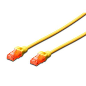 CABO REDE EWENT CAT6 0.5MT YELLOW