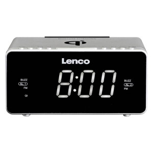 RÁDIO RELÓGIO LENCO CR550 CINZA