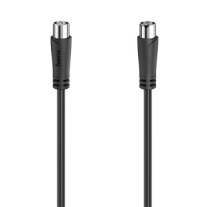 CABO HAMA COAXIAL M/F 90DB 1,5M BLK