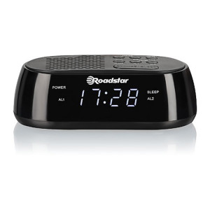 RÁDIO RELÓGIO ROADSTAR CLR 2477BK