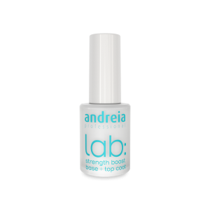 Lakier Andreia Professional Lab Strenght Boost 3 w 1 baza, utwardzacz, top do manicure 10,5 ml