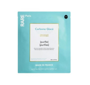 RARE PARIS Carbone Glacé Mask 1 szt. | Maska w płachcie o działaniu oczyszczającym