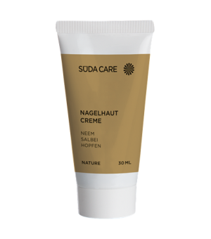 SÜDA CARE Nature Nagelhaut Creme 30 ml TRAVEL SIZE | Naturalny krem do skórek i wałów paznokciowych