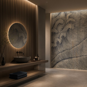 Tapeta Japandi Wave I