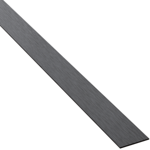 Płaskownik dekoracyjny - stalowy - czarny matowy - 10 mm, 270 cm