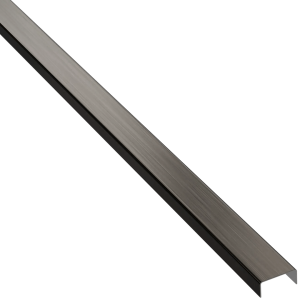 Listwa ozdobna C stalowa – gunmetal – grafitowa matowa - 20 mm, 270 cm