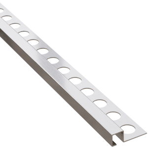 Listwa kwadratowa Q dekoracyjna stalowa - srebrna matowa - 12,5 mm, 270 cm